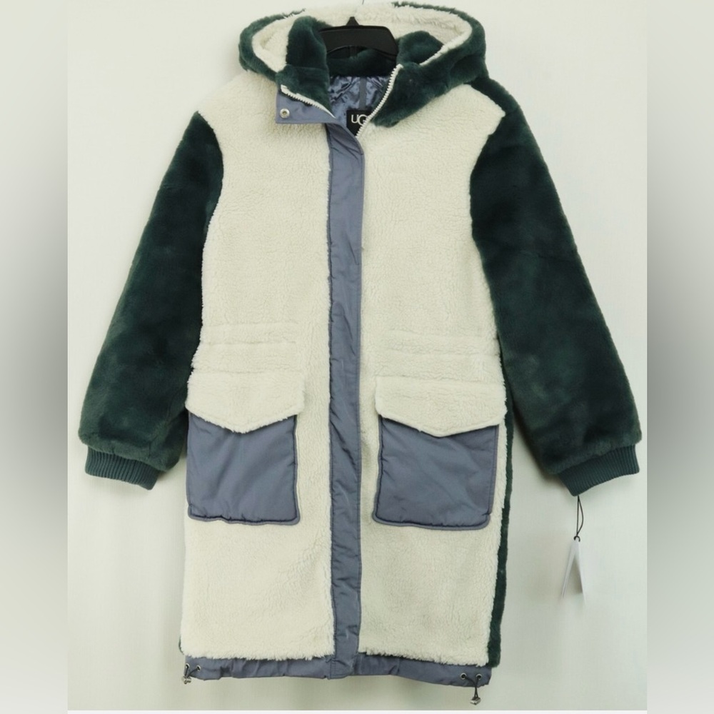 UGG Women Two-Tone Hooded Jacket